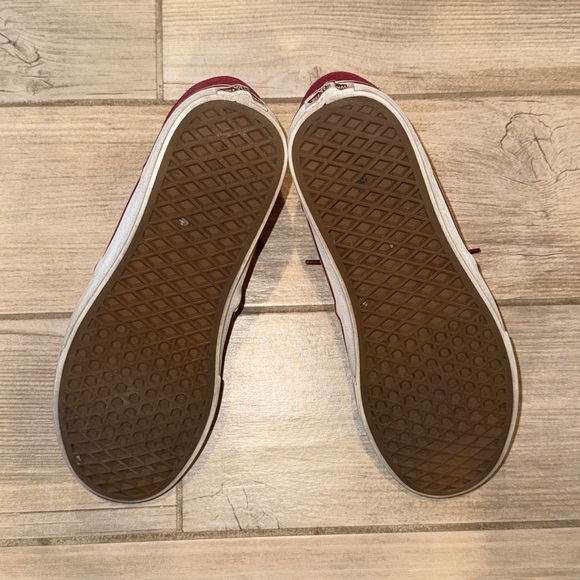 Men’s used Burgundy Vans canvas with cork size 9.5 - great condition - no box - Picture 7 of 9